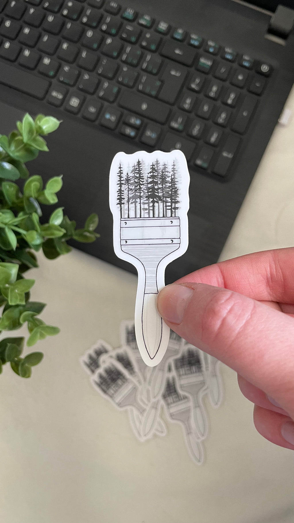 Paint Brush Sticker