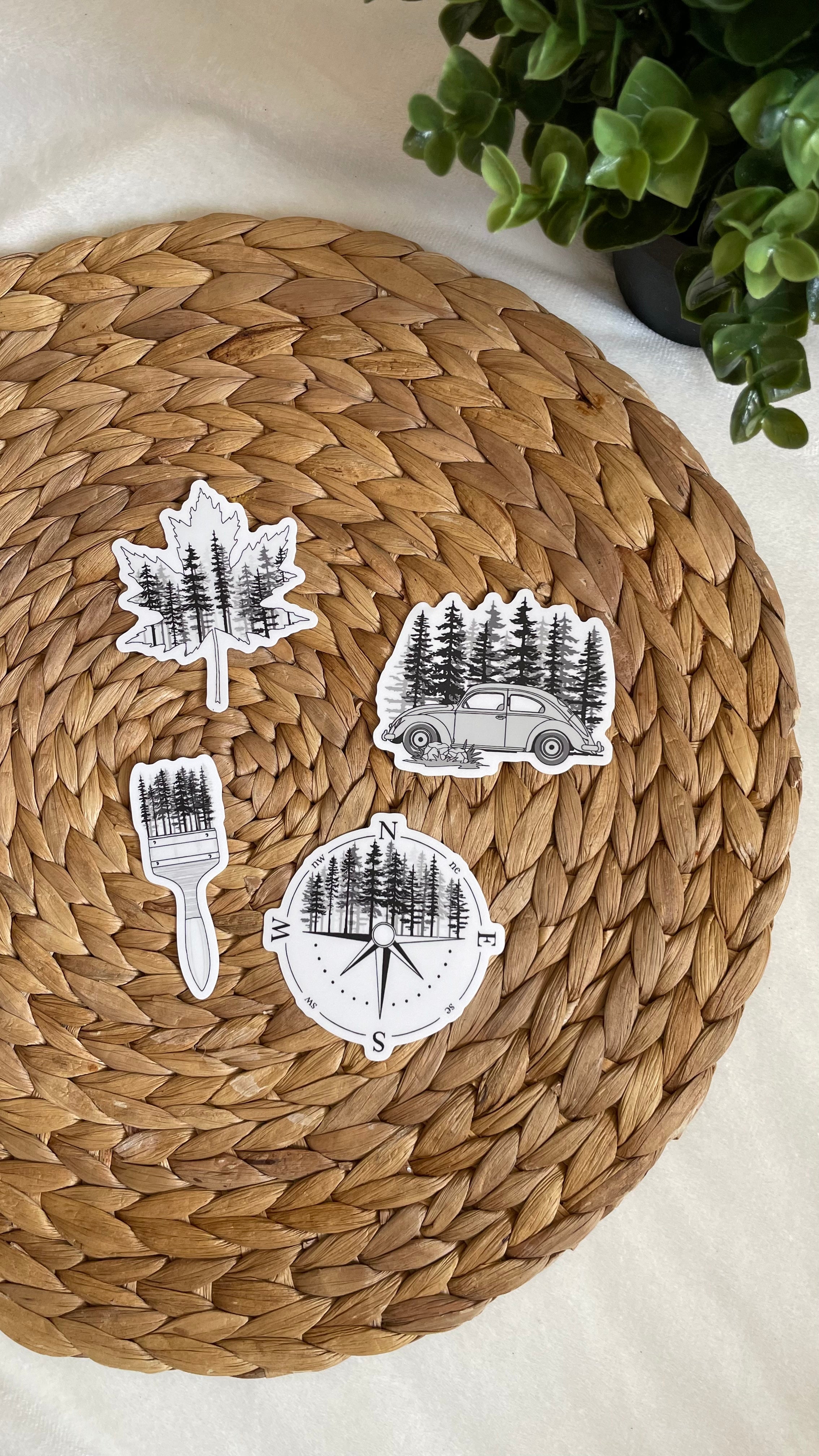 Compass Sticker