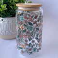 Flower Garden Glass Cup
