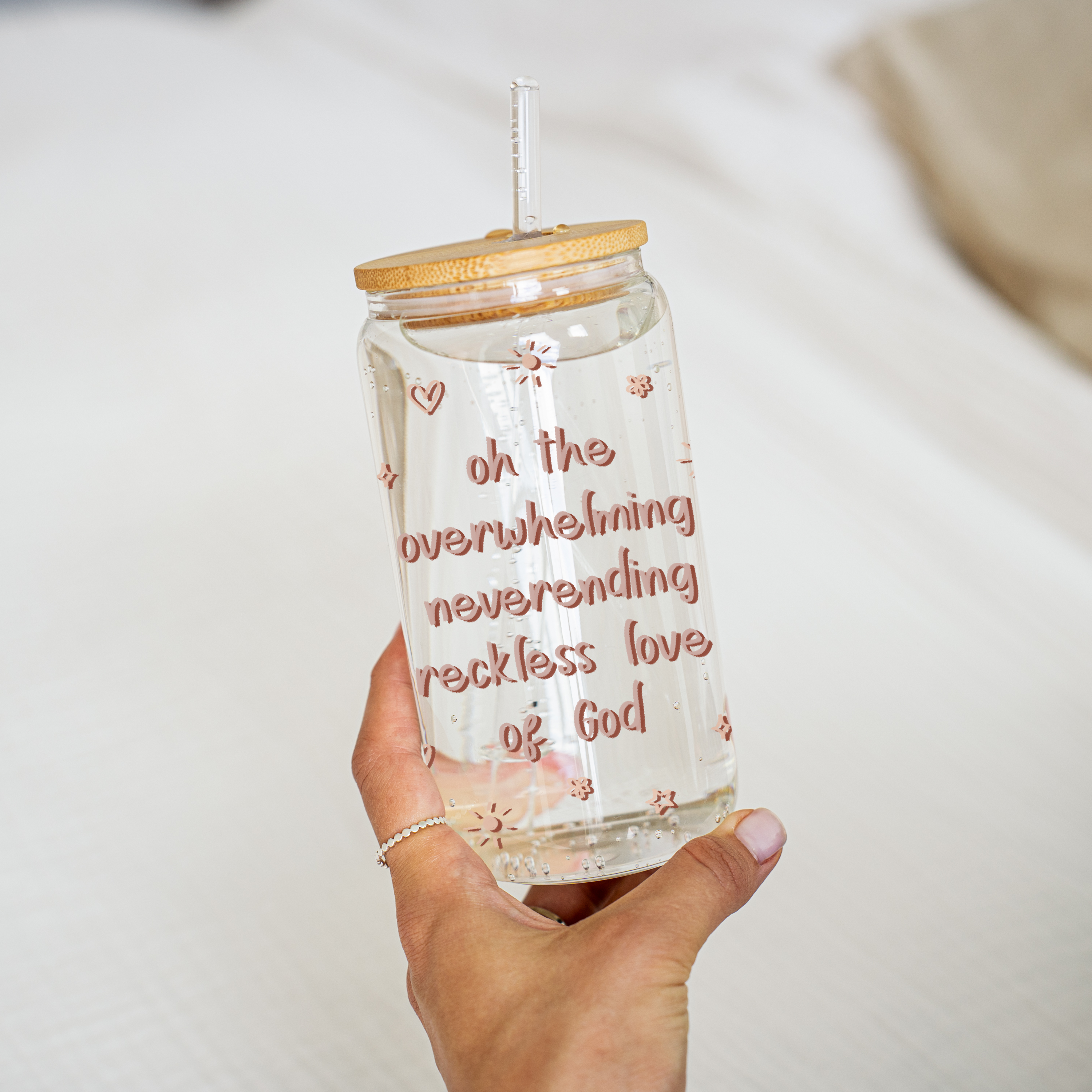 Reckless Love of God Glass Cup