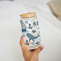 Ocean Breeze Glass Cup