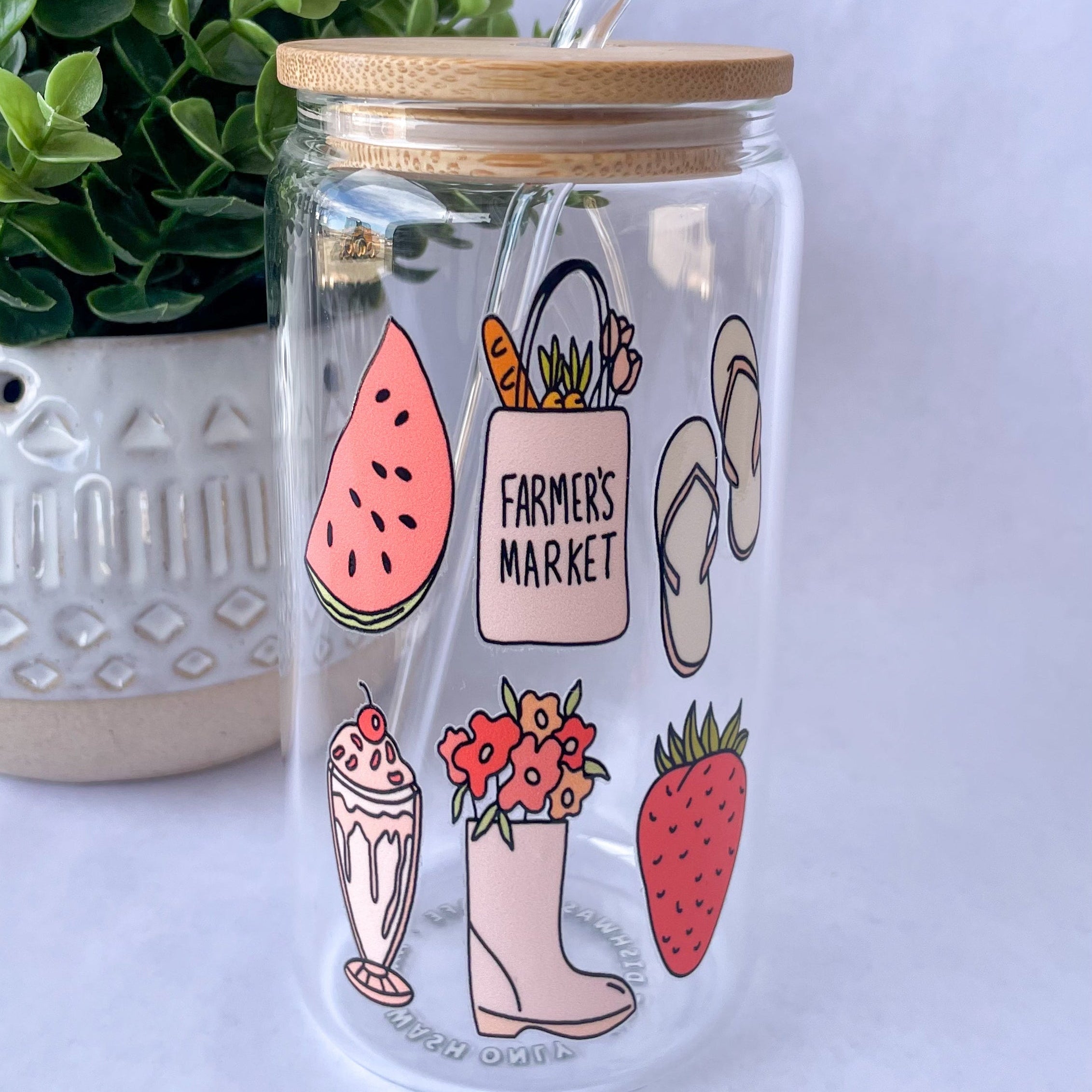 Summer Loving Glass Cup