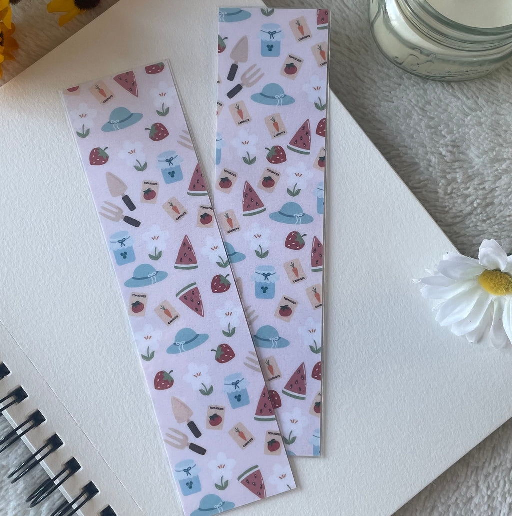 Pages In Bloom Laminated Bookmark