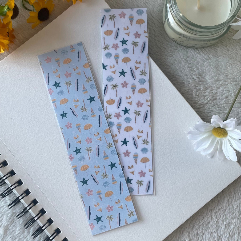 Pastel Summer Laminated Bookmark