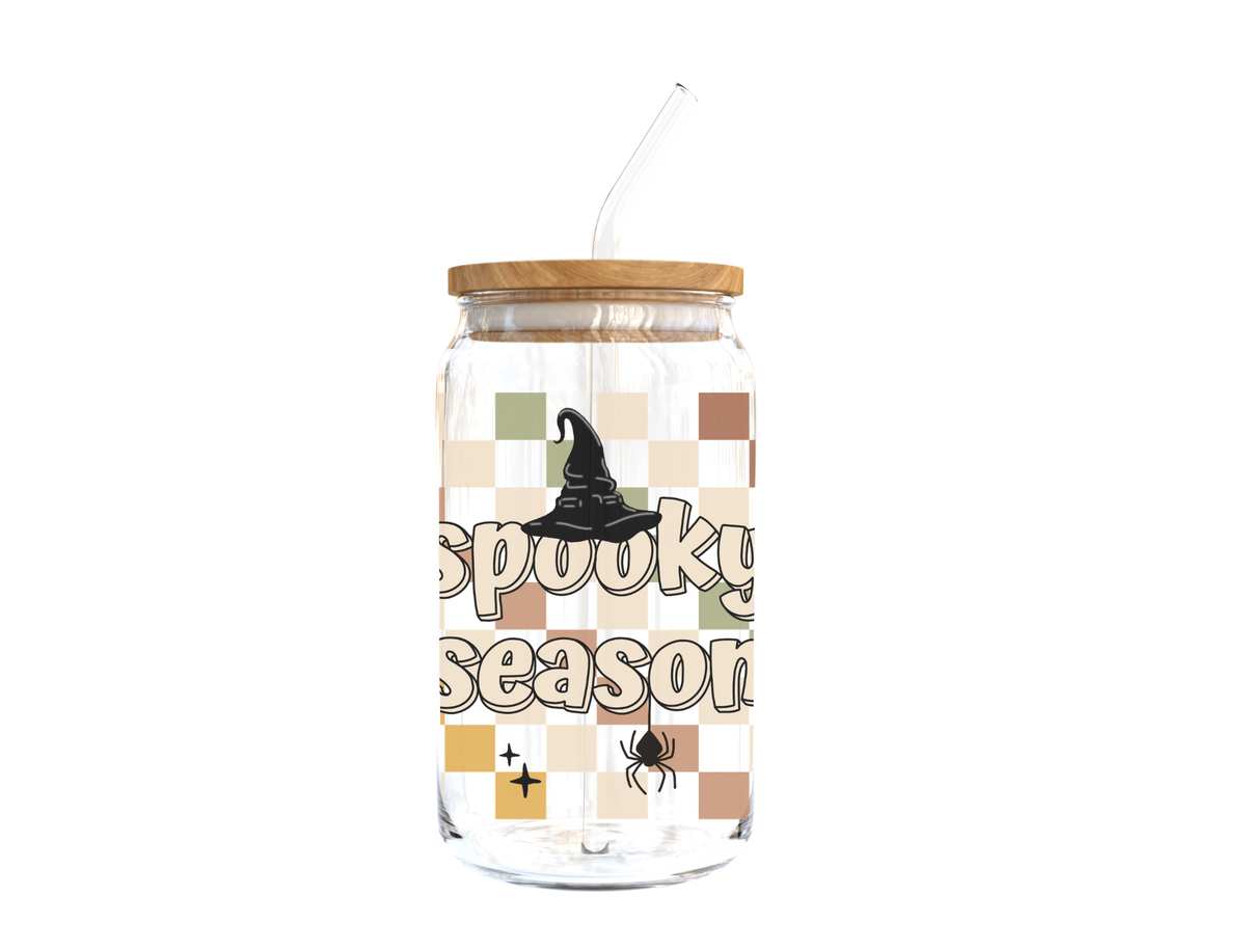 Spooky Season Glass Cup