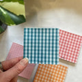 Blue Gingham Notepad
