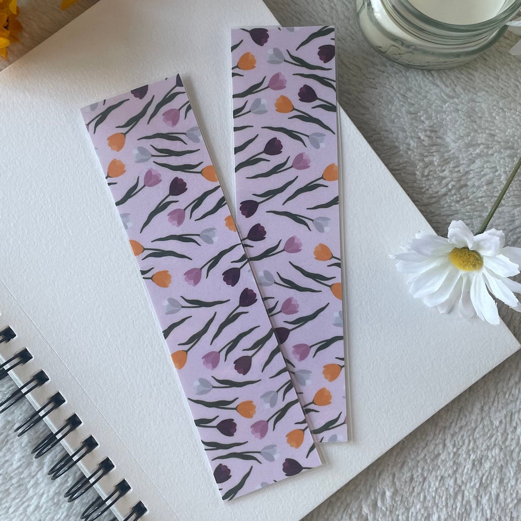 Tulips Laminated Bookmark