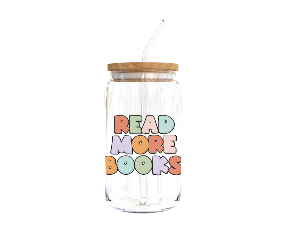 Read More Books Glass Cup
