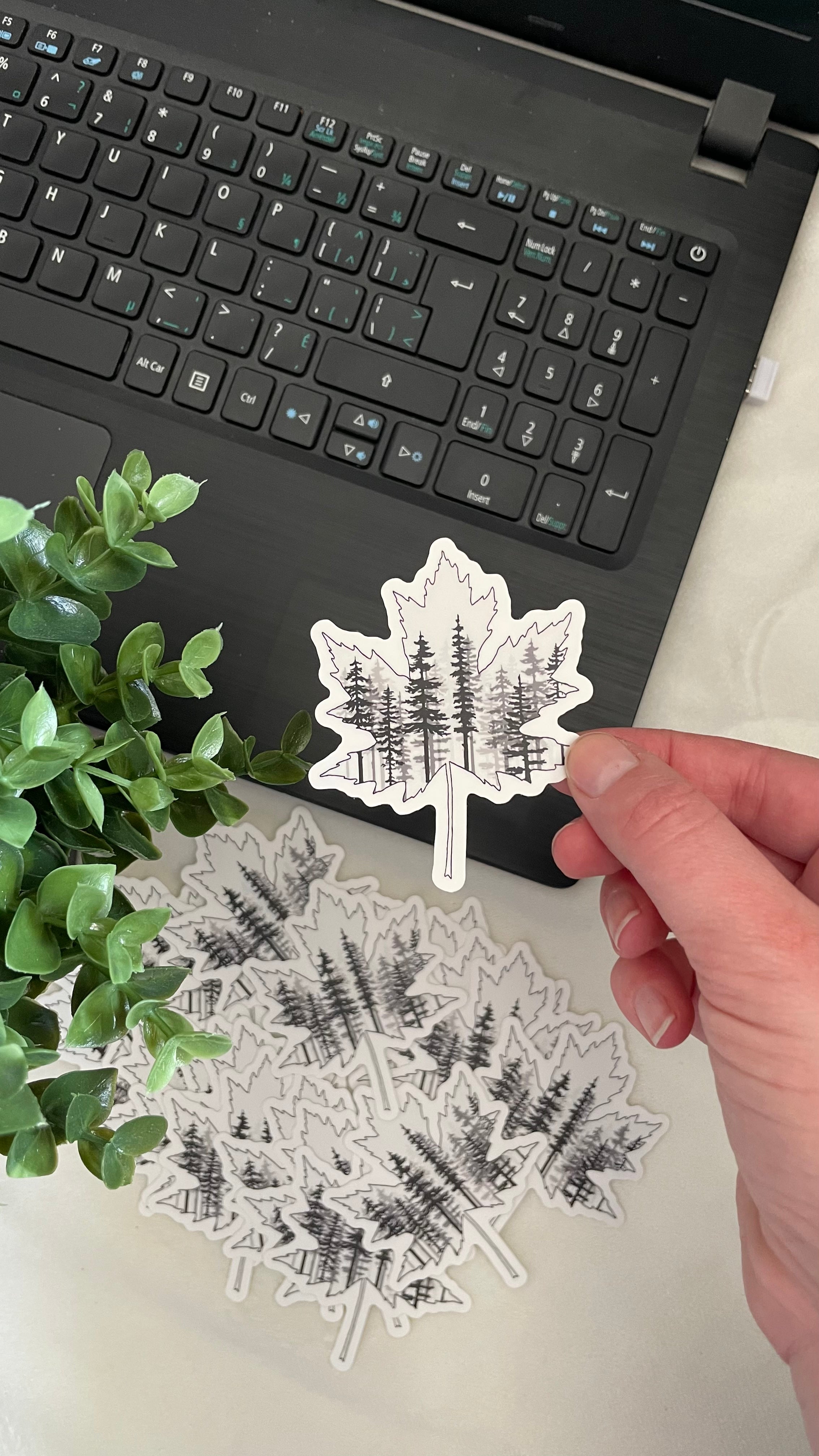 Maple Leaf Sticker