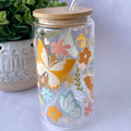 Butterfly Glass Cup