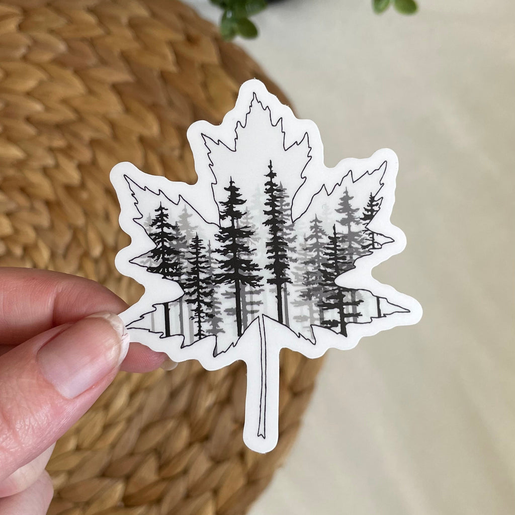 Maple Leaf Sticker