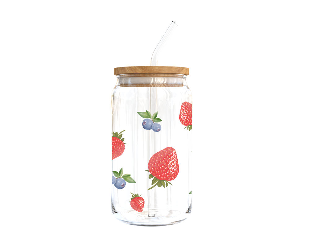 Fruity Glass Cup