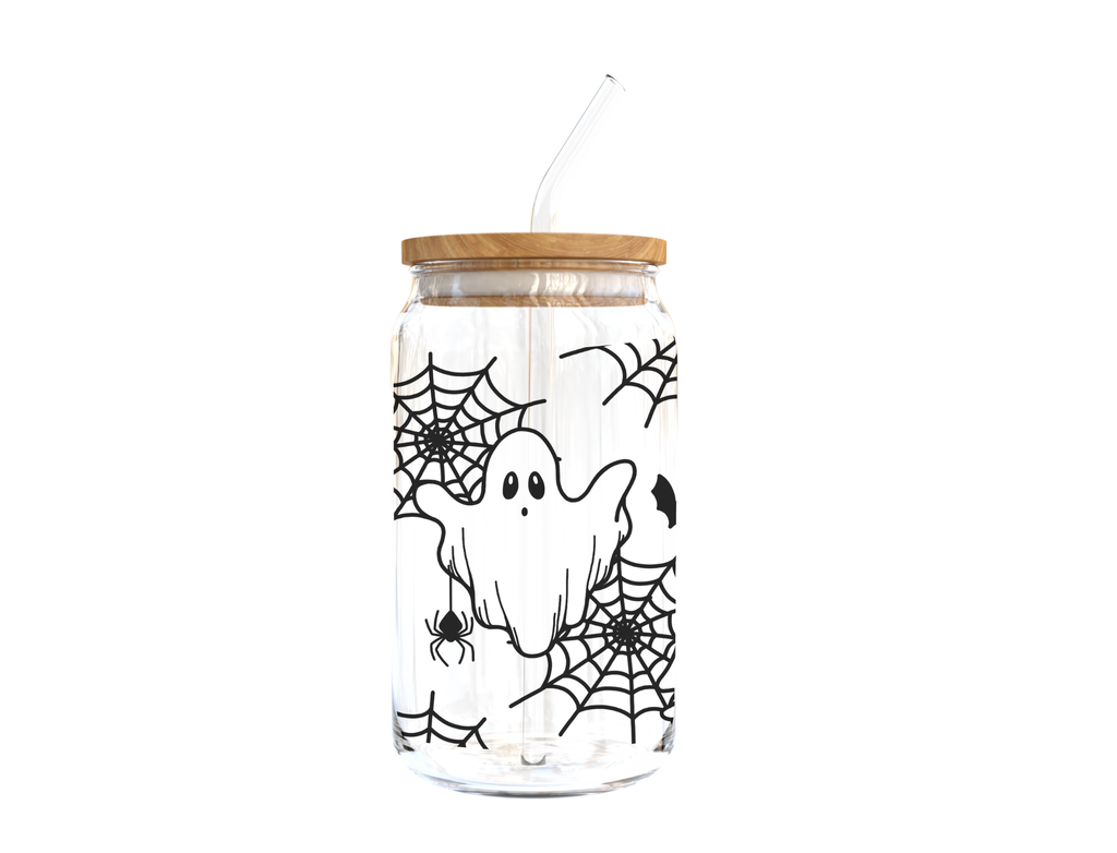 Ghostly Glass Cup