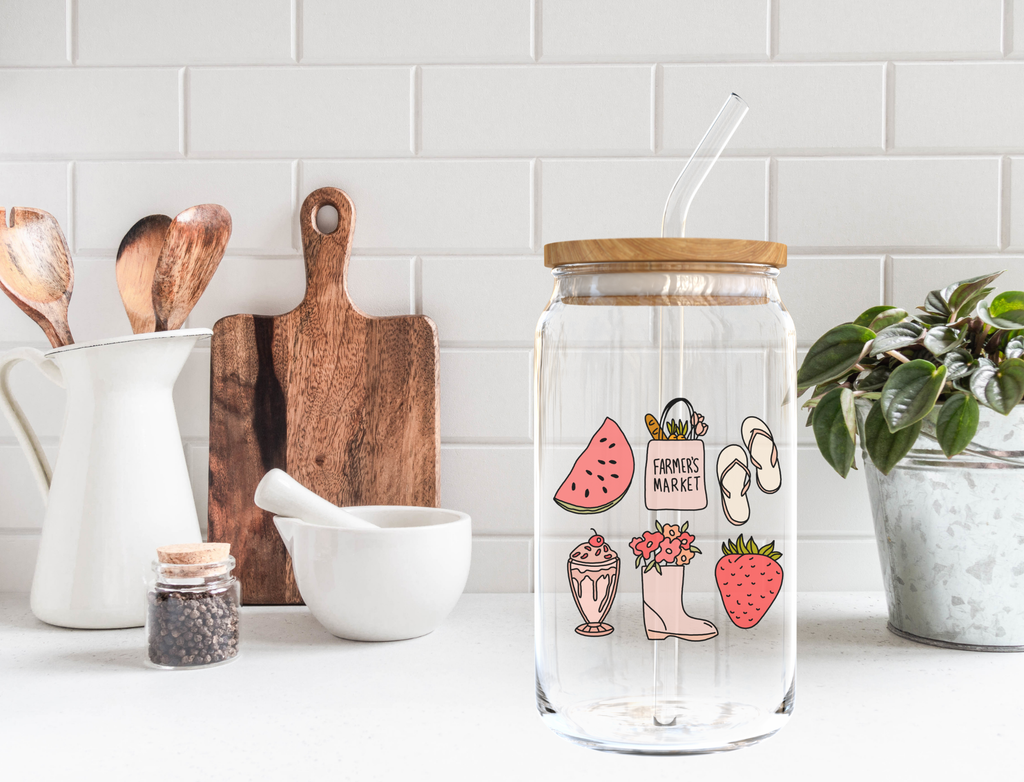 Summer Loving Glass Cup