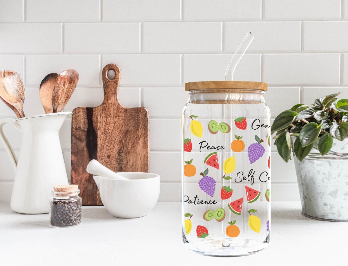 Fruits of The Spirit Glass Cup