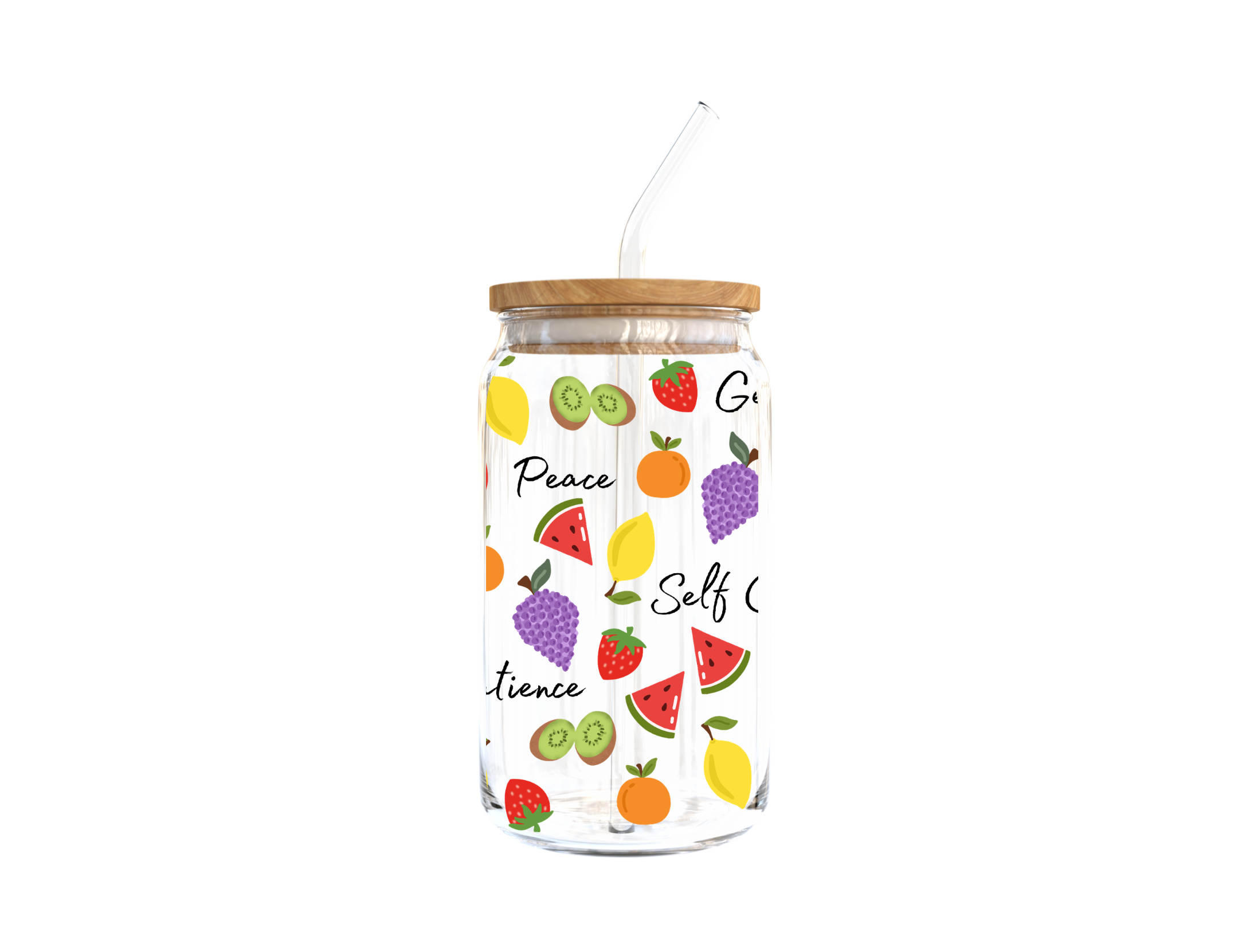 Fruits of The Spirit Glass Cup