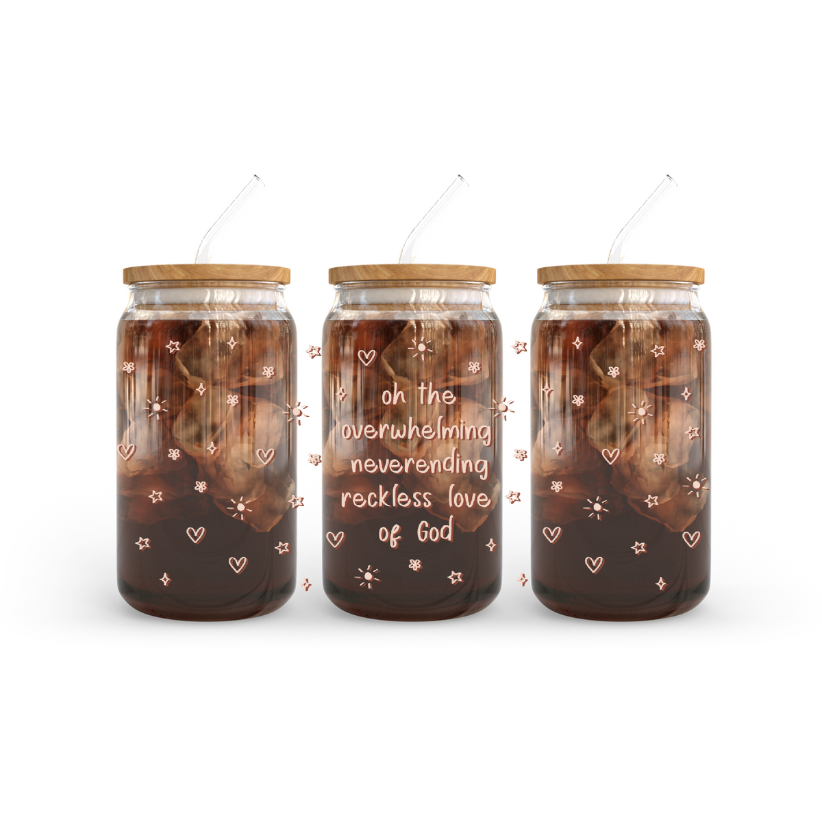 Reckless Love of God Glass Cup