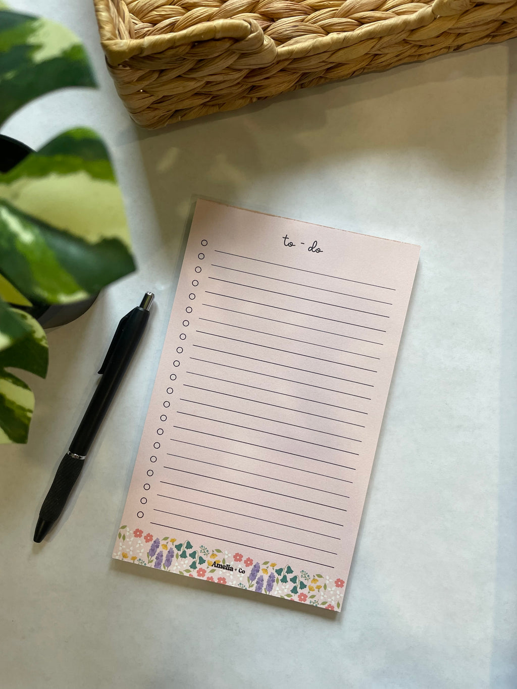 Pink To-Do List Notepad
