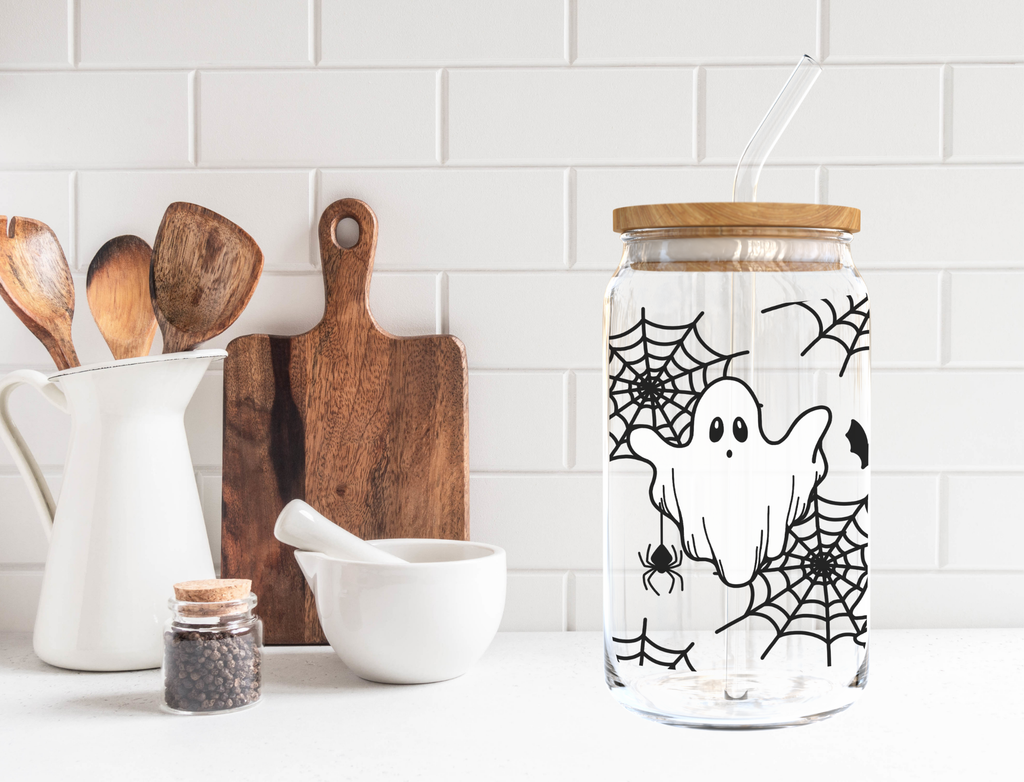 Ghostly Glass Cup