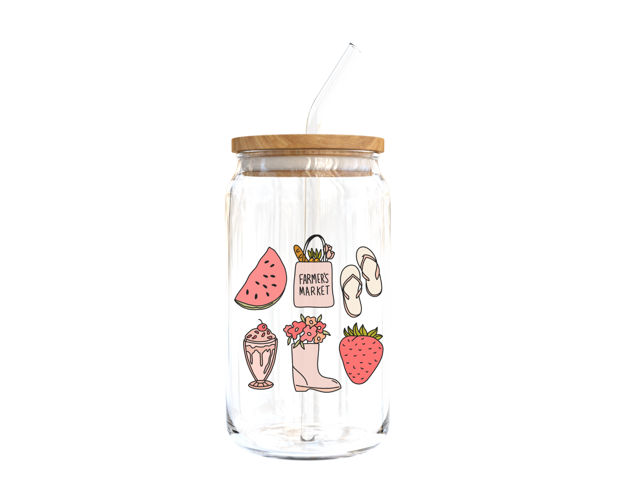 Summer Loving Glass Cup