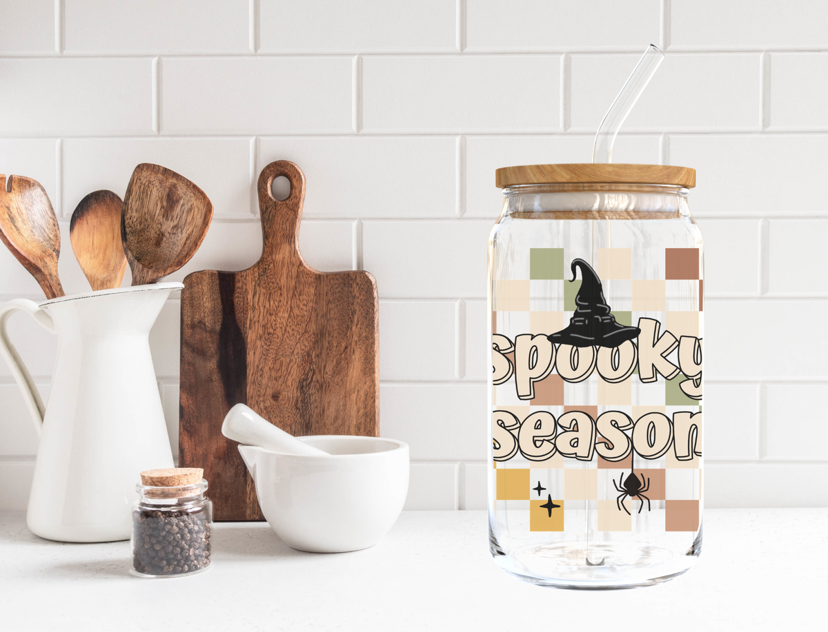 Spooky Season Glass Cup