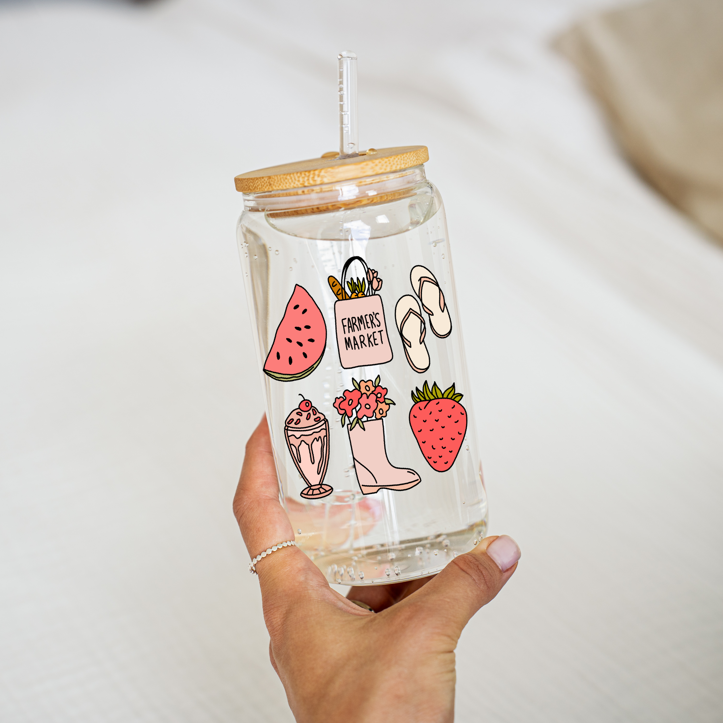 Summer Loving Glass Cup