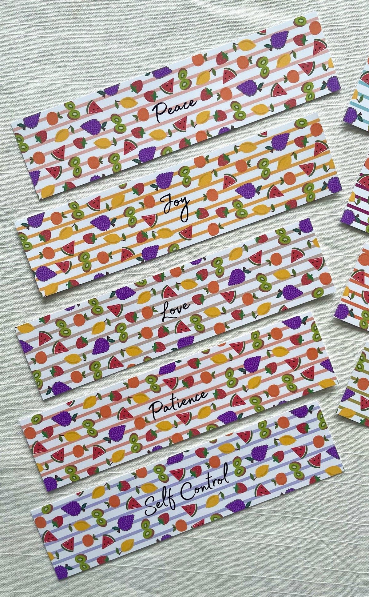 Fruits Of The Spirit Laminated Bookmark