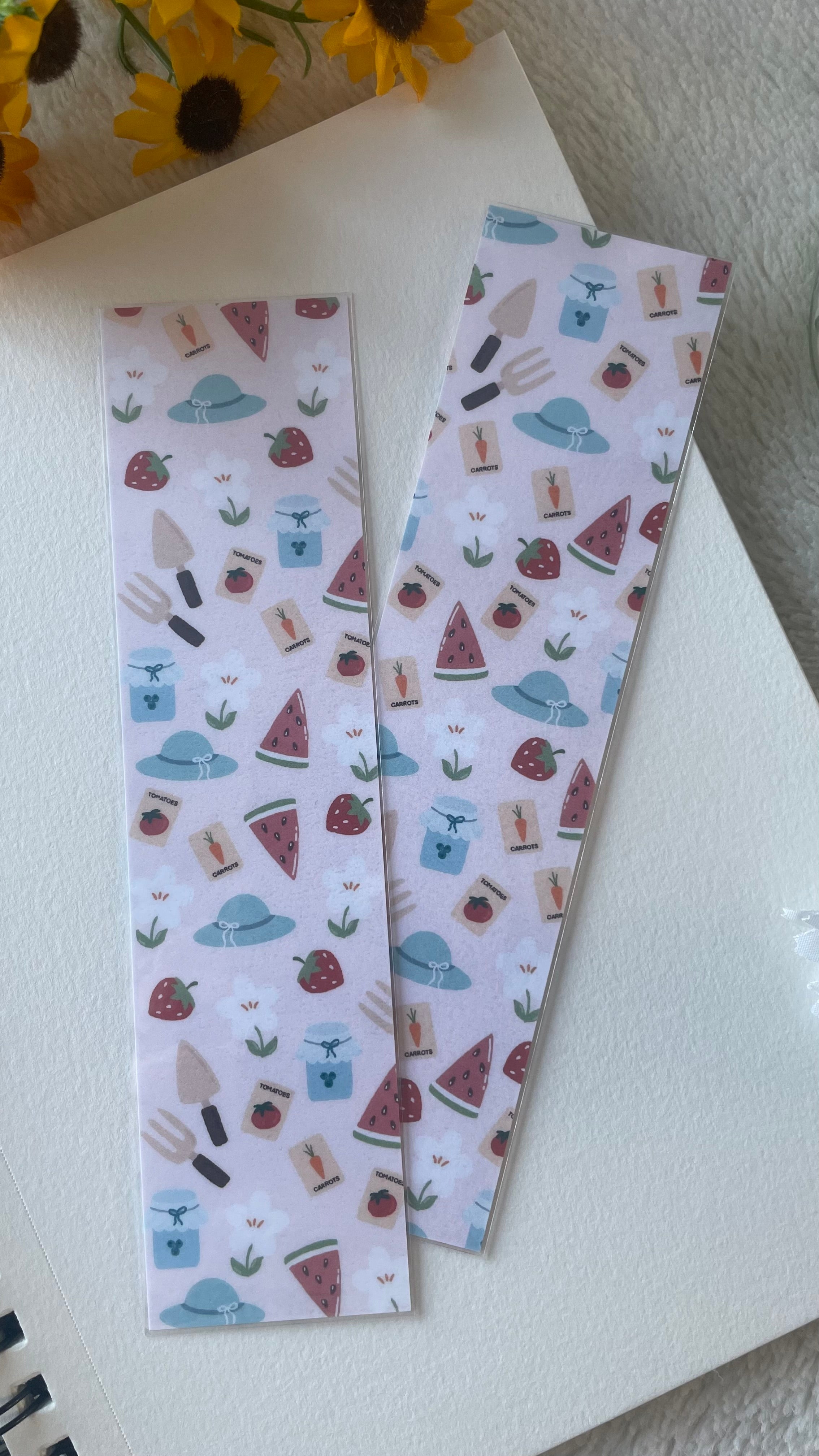 Pages In Bloom Laminated Bookmark