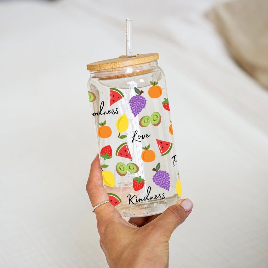 Fruits of The Spirit Glass Cup