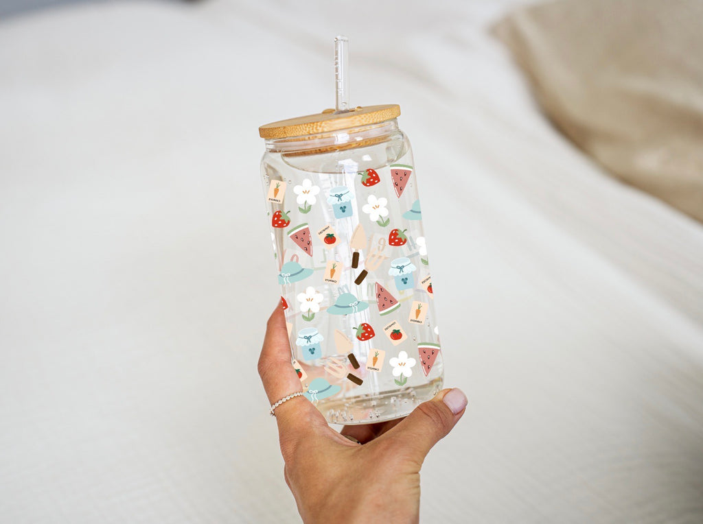 Hello Summer Glass Cup