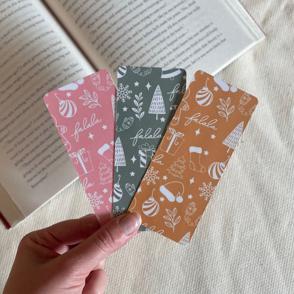 Christmas Laminated Bookmark