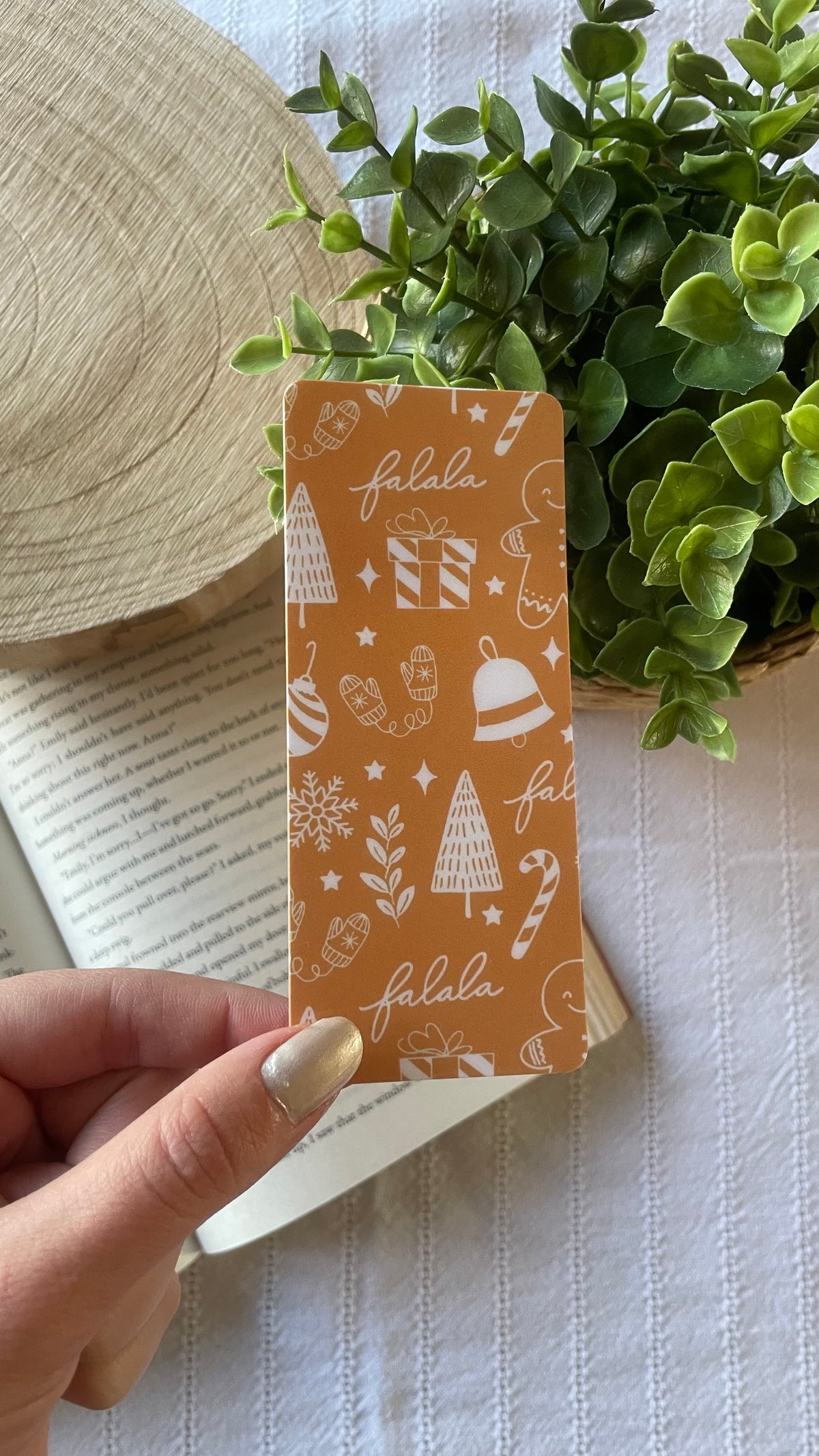 Christmas Laminated Bookmark