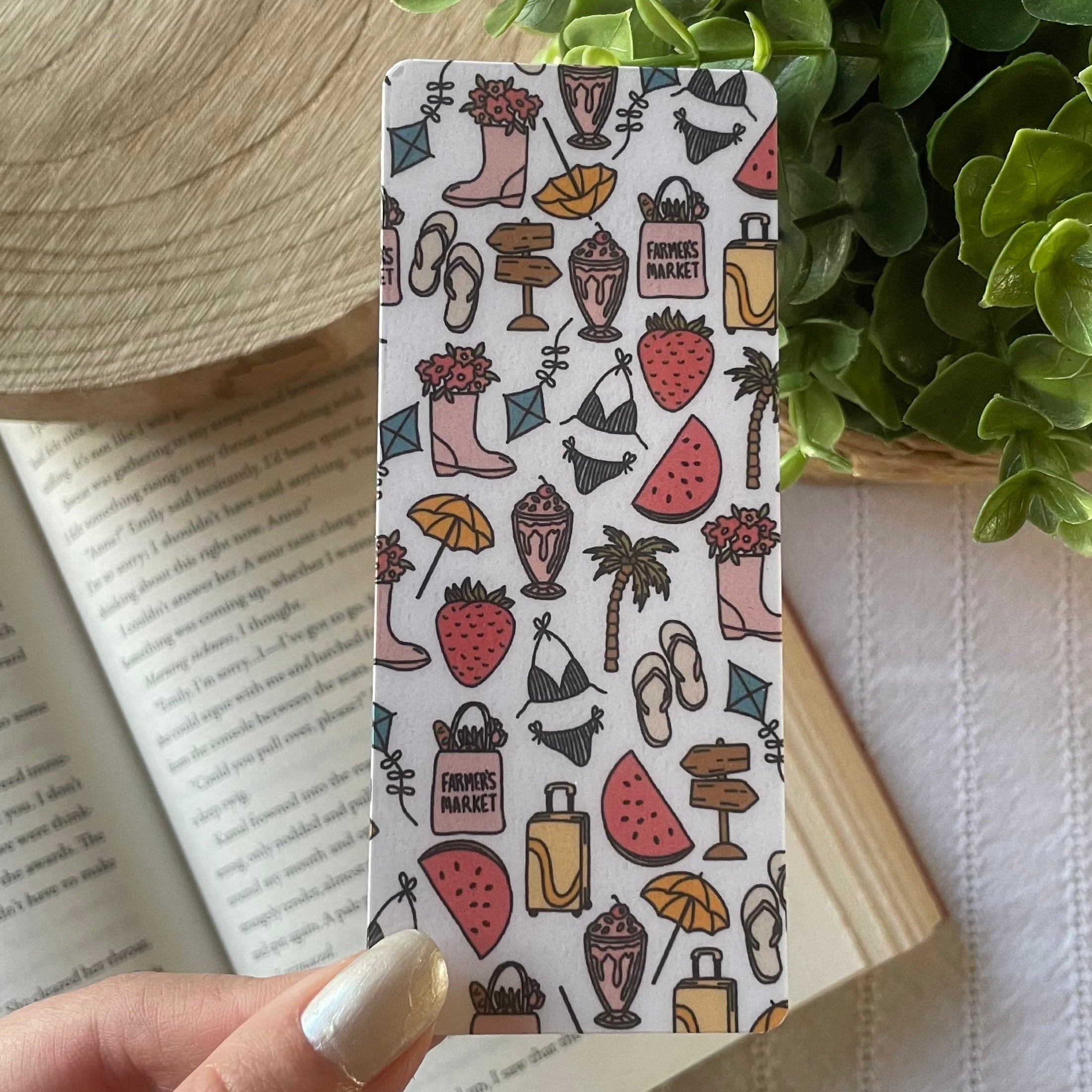 Summer Loving Laminated Bookmark