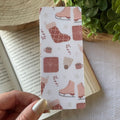 Pink Holiday Laminated Bookmark