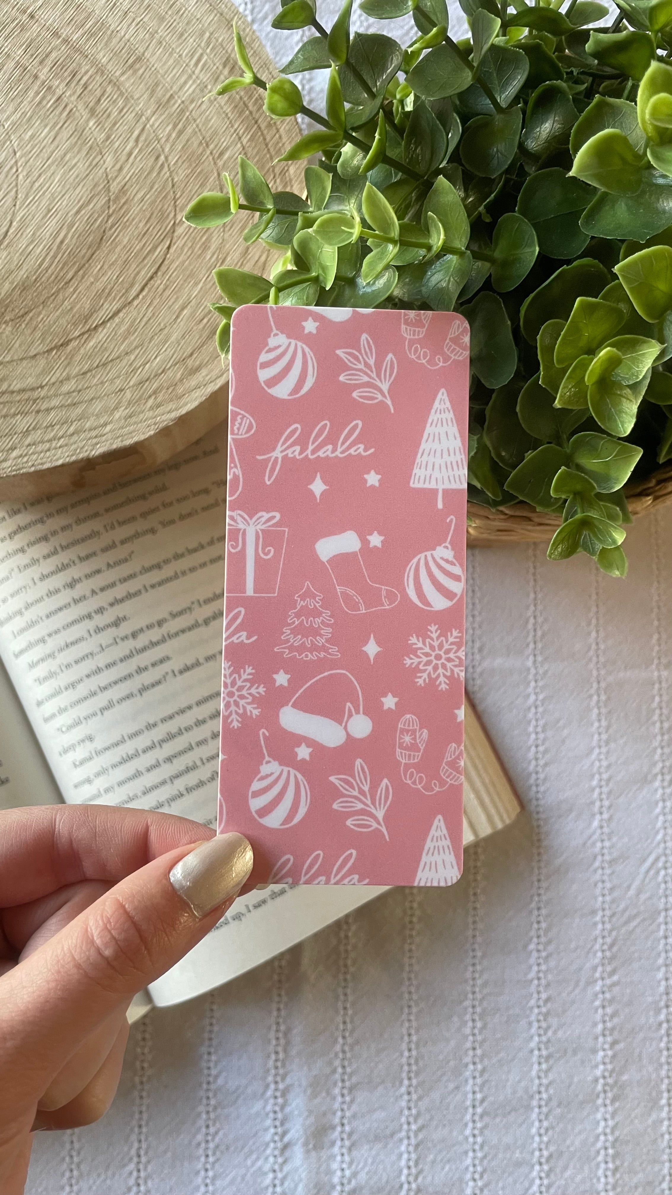 Christmas Laminated Bookmark