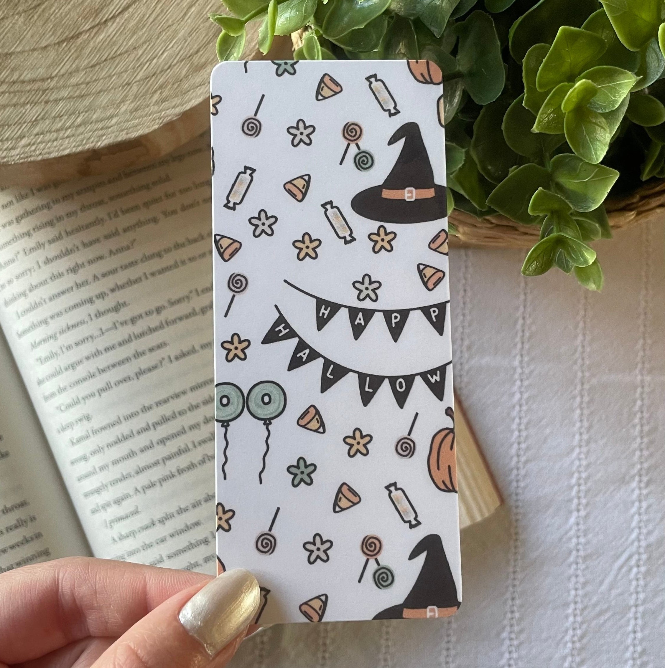 Happy Halloween Laminated Bookmark