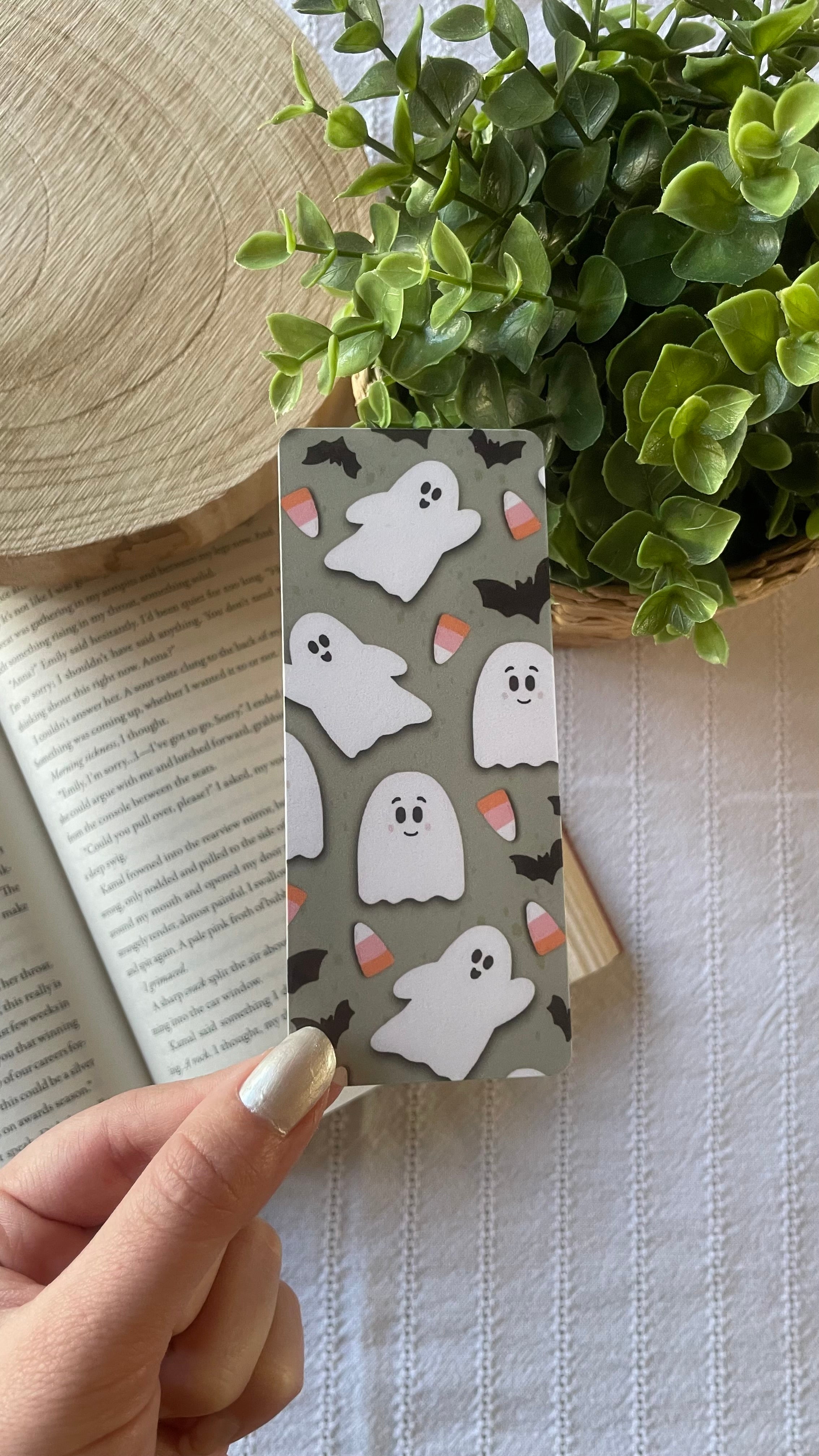 Ghost Laminated Bookmark