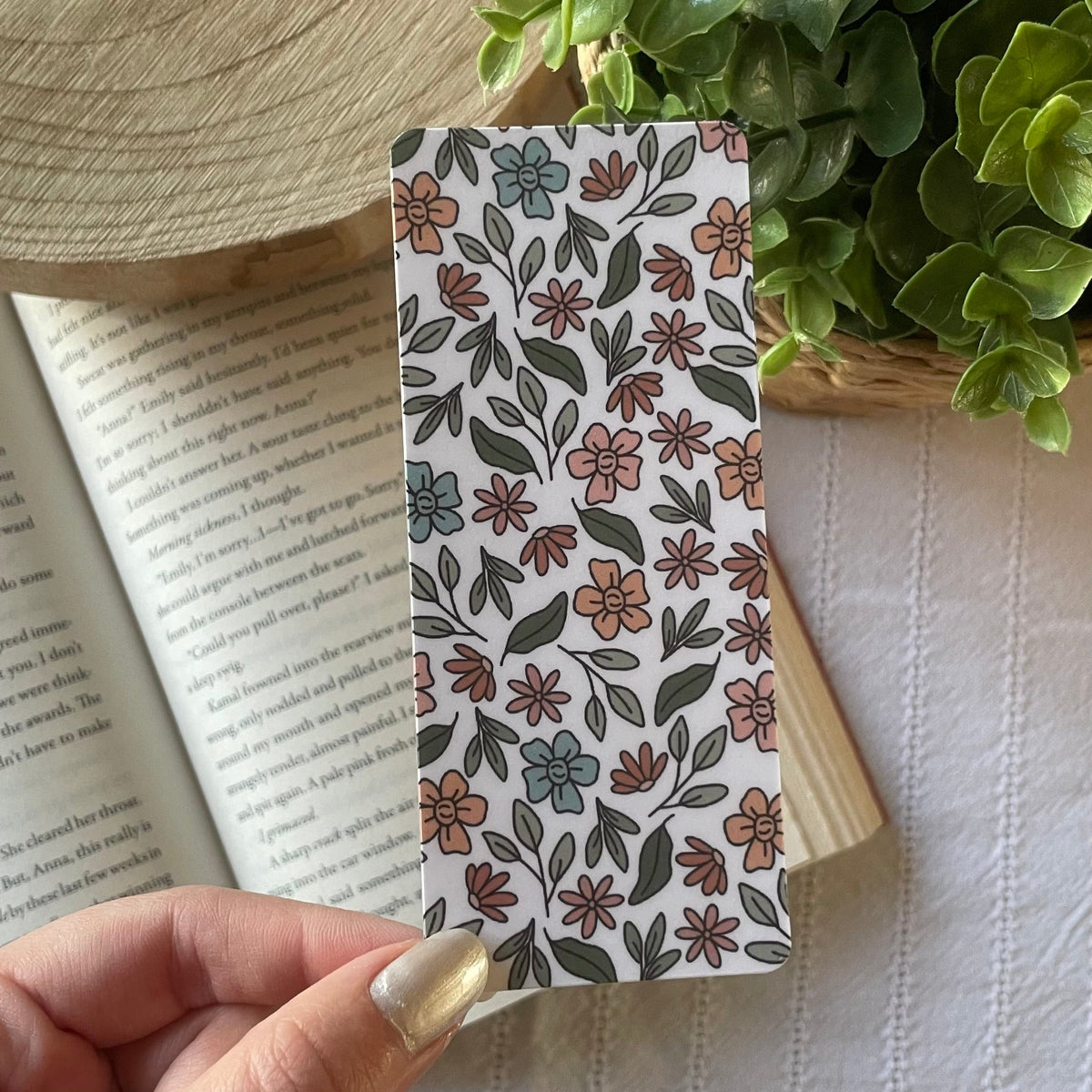 Flower Garden Laminated Bookmark