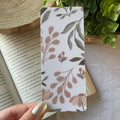 Floral Laminated Bookmark
