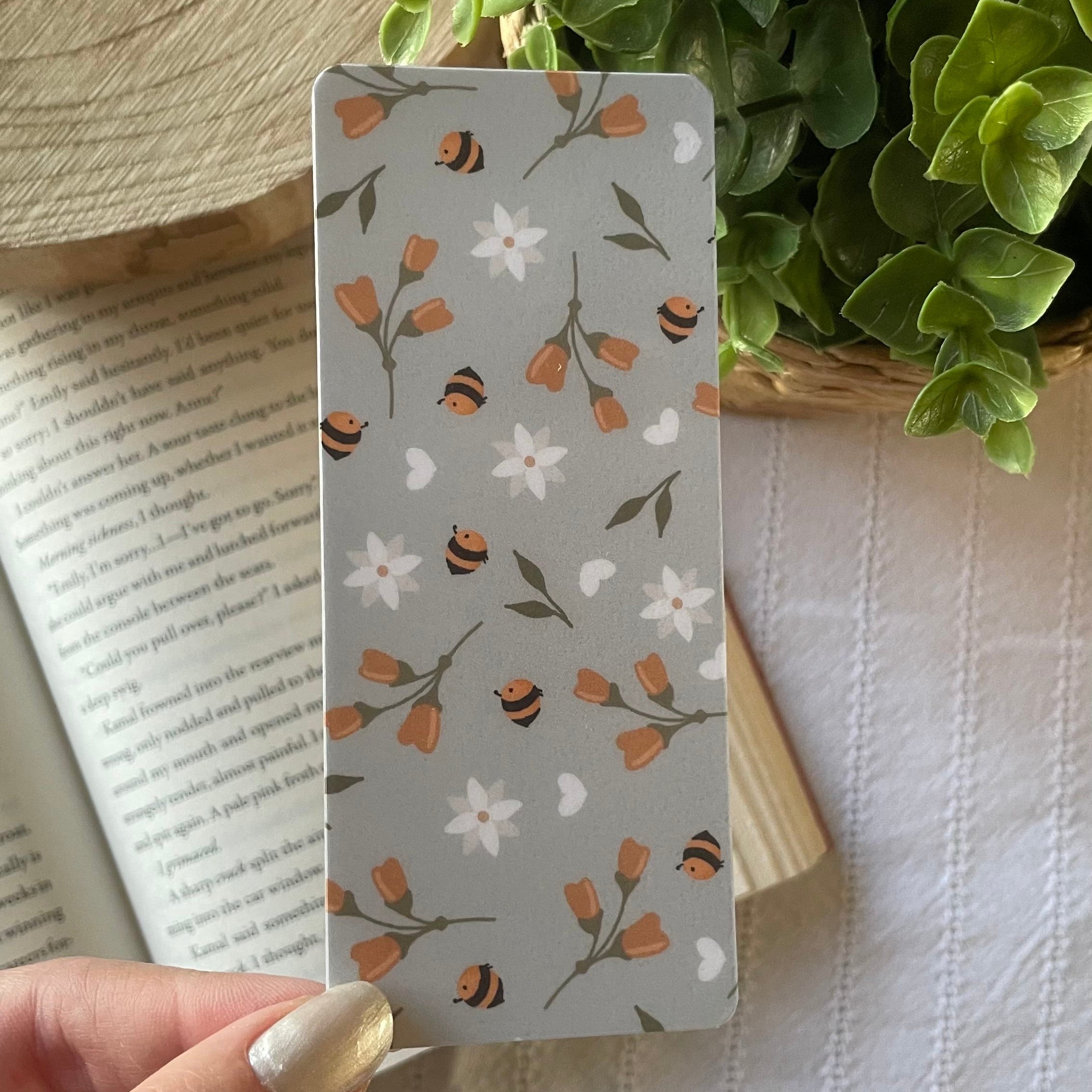 Busy Bee Laminated Bookmark