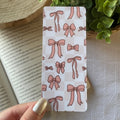 Bows Laminated Bookmark