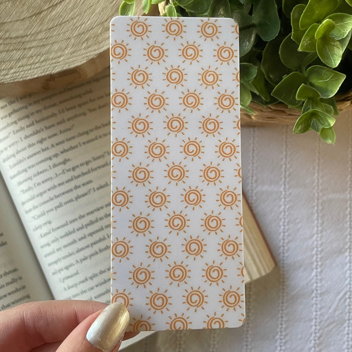 Boho Sun Laminated Bookmark