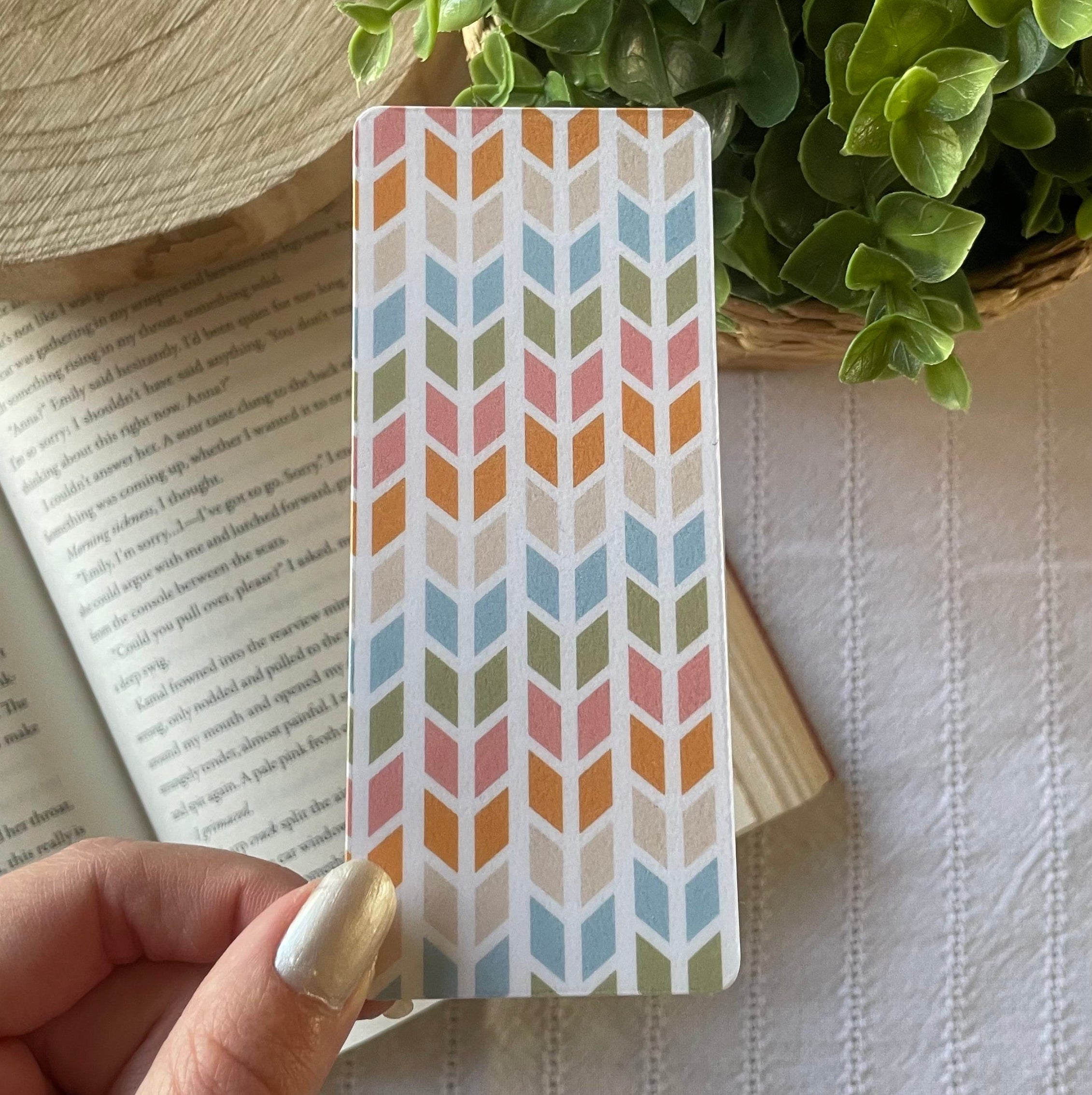 Arrows Laminated Bookmark